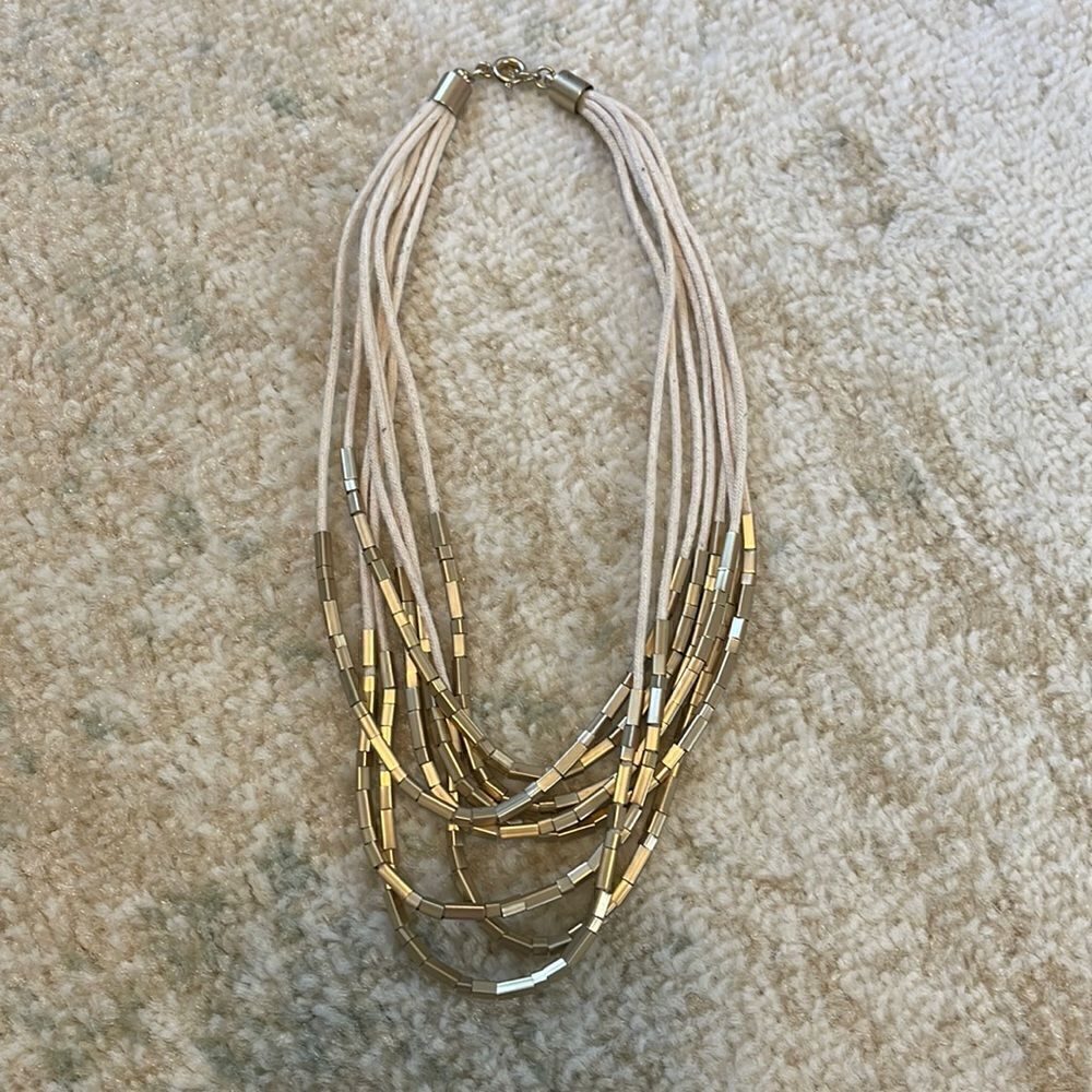 Loft layered gold necklace